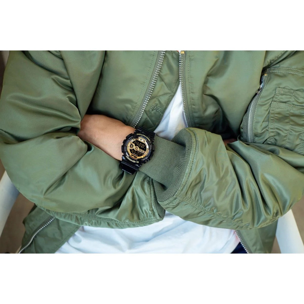 Casio G-Shock Digital Women's 51.2mm Watch - Black/Gold