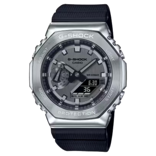Casio G-Shock Men's 44.4mm Ana-Digi Black Strap Watch - Gray Dial