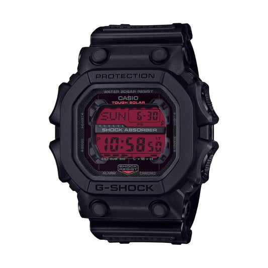 Casio G-Shock Men's 53.6mm Digital Black Strap Watch - Red Dial