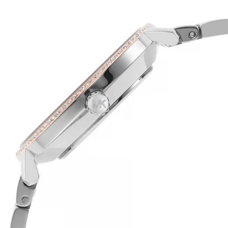 Michael Kors Pyper Women's 32mm Quartz Two Tone Bracelet Watch - White Dial