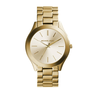 Reloj Michael Kors Slim Runway en tono dorado para mujer