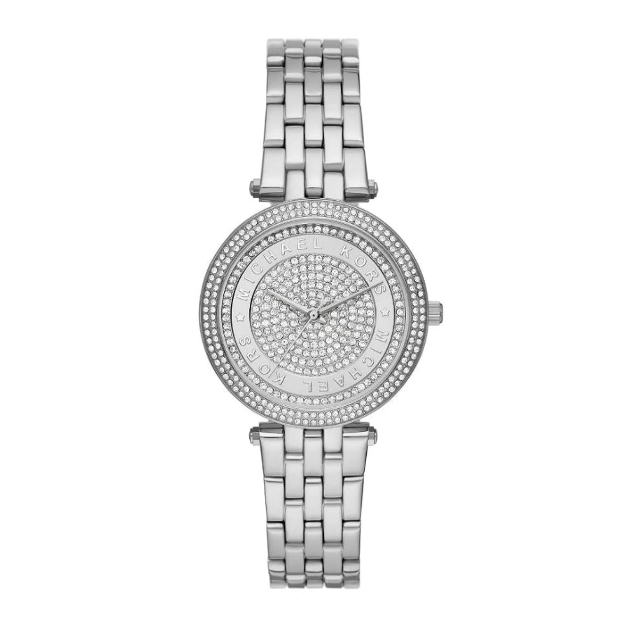 Michael Kors Darci Women's 33mm Quartz Stainless Steel Bracelet Watch - Silver
