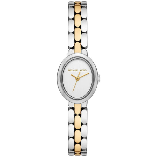Michael Kors Mini Maude Women's 21mm Two-Tone Bracelet Watch - White Dial