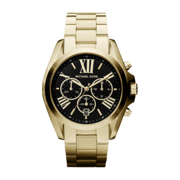 Reloj cronógrafo Michael Kors Bradshaw con pulsera de acero inoxidable en tono dorado para mujer