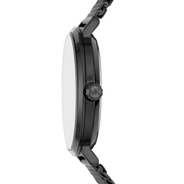 Reloj Auden de malla de acero inoxidable con tres manecillas y acabado en bronce para hombre, 42 mm, MK7152