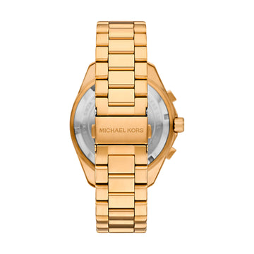 Michael Kors Maritime Men's 45mm Gold-Tone Bracelet Watch - Blue Dial