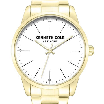 Kenneth Cole New York Men's 44mm Analog Bracelet Watch - White Dial