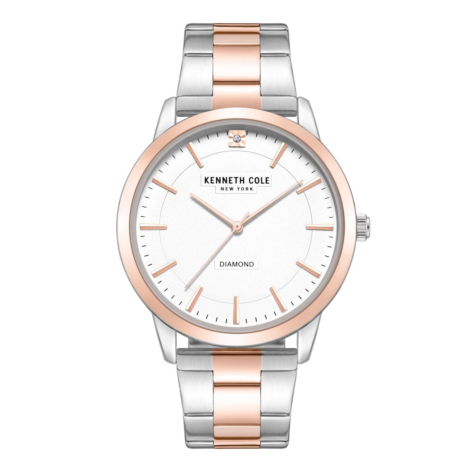 Kenneth Cole New York Men's 44mm Analog Bracelet Watch - White