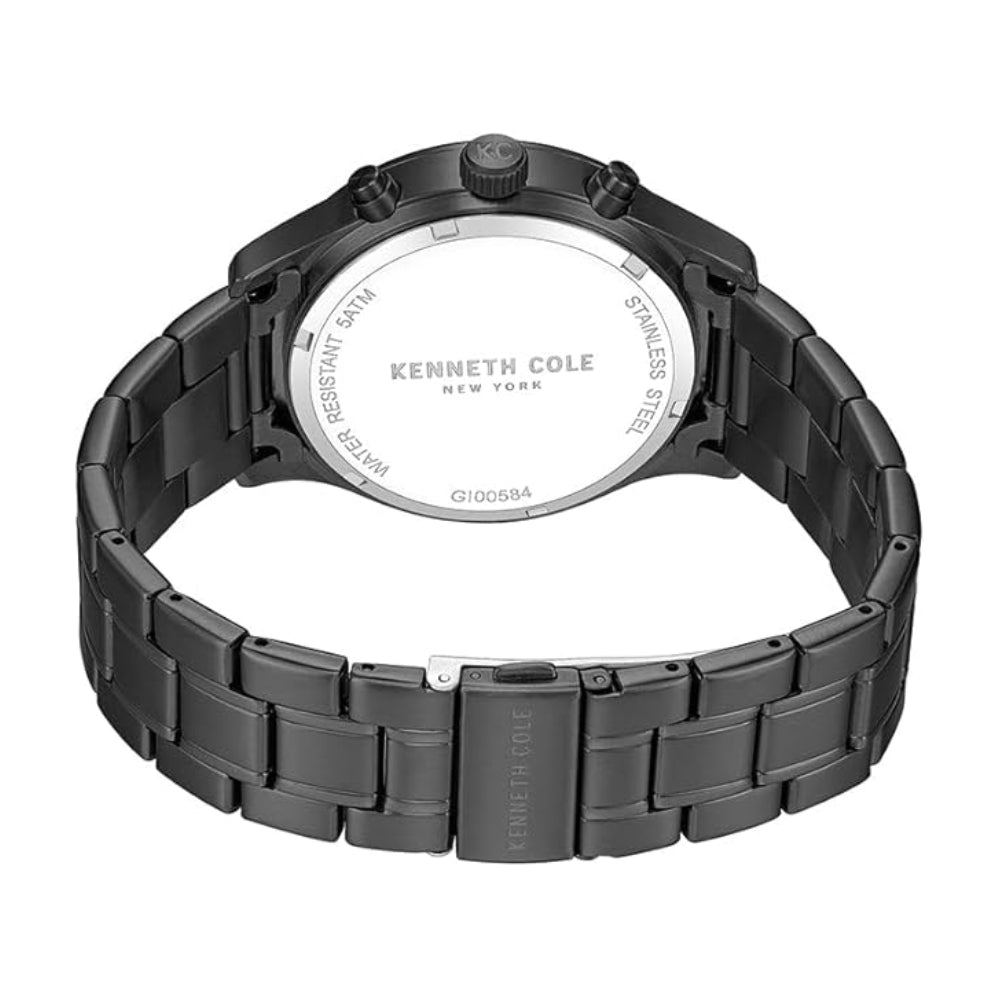 Kenneth Cole New York Skeleton Men's Bracelet Watch - Black