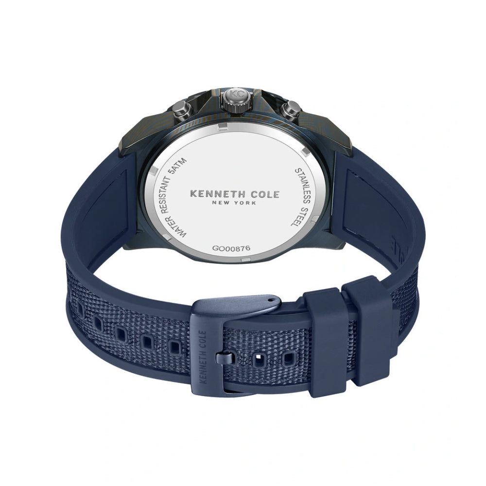 Kenneth Cole Newyork Men's 45mm Strap Watch - Blue