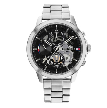 Tommy Hilfiger Henry Men's 44mm Bracelet Watch - Black