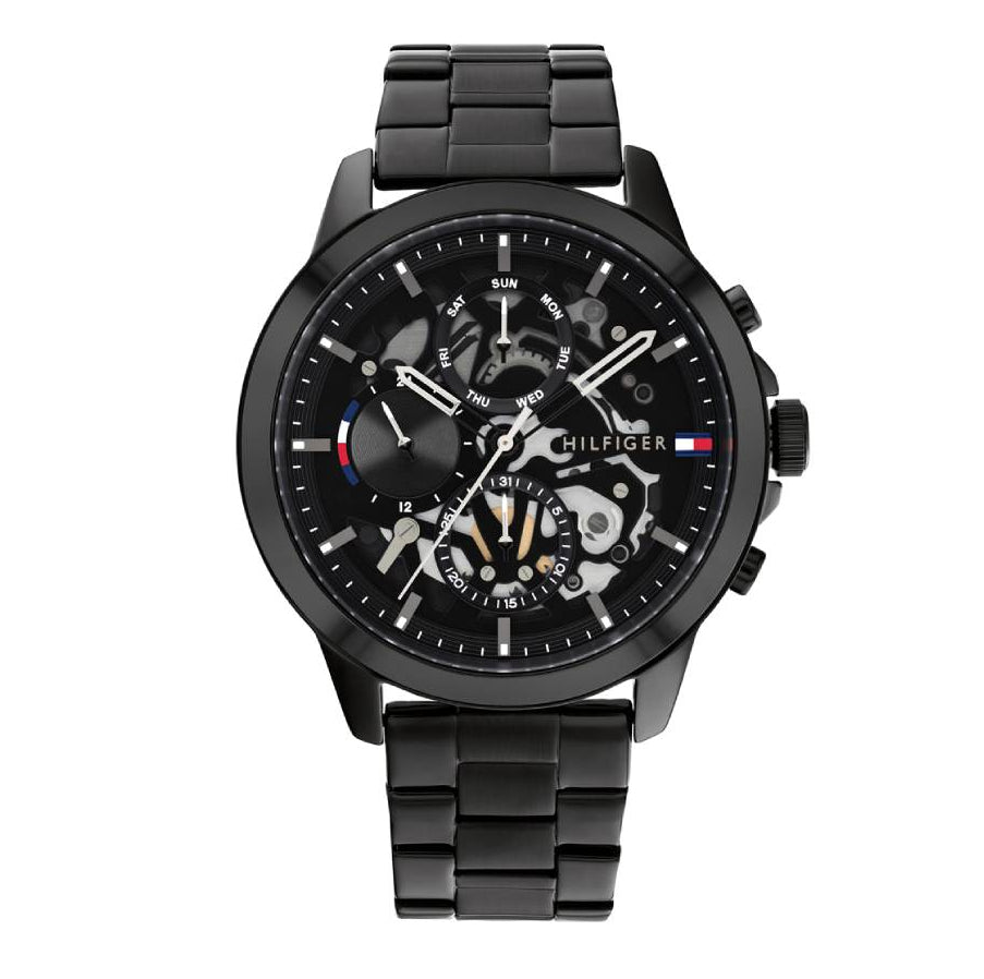Tommy Hilfiger Henry Men's 44mm Bracelet Watch - Black