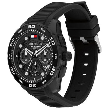 Tommy Hilfiger TH-Regatta Men's 44mm Strap Watch - Black