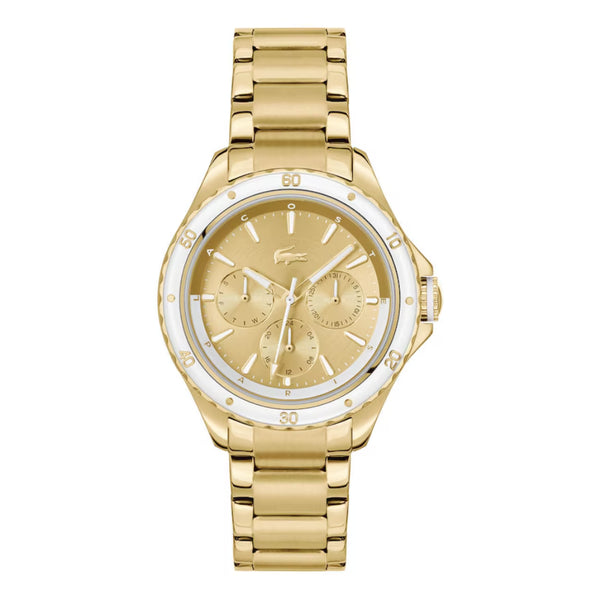 Lacoste Women's 38mm Santorini Bracelet Watch - Gold– Curacao