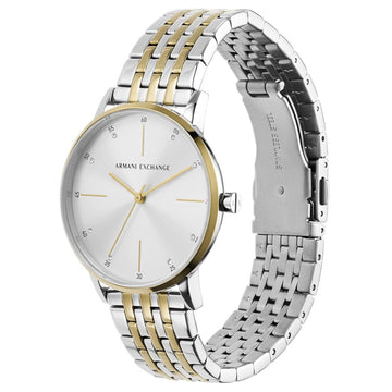 Armani Exchange Women's 36mm Two-Tone Analog Watch with Bracelet