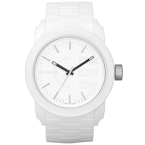 Reloj con correa de silicona Diesel Franchise - Blanco