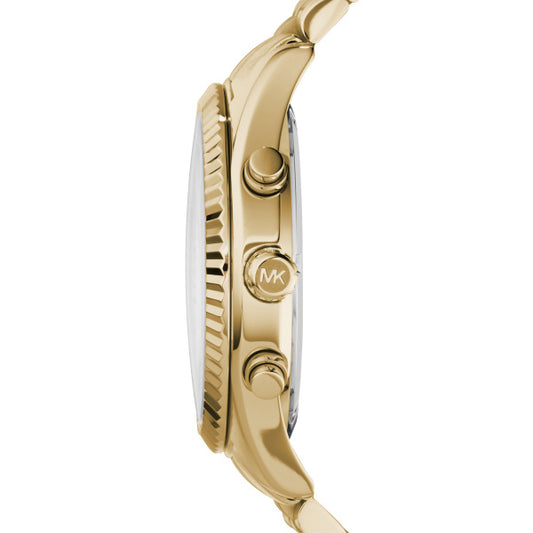 Michael Kors Lexington Men's Gold-Tone Watch - Curacao