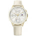 Tommy Hilfiger Carly Women's 30mm Quartz Beige Strap Watch - Champagne Dial - Curacao