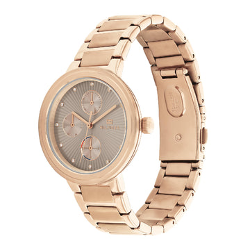 Reloj de acero inoxidable en tono dorado Joy de Tommy Hilfiger para mujer