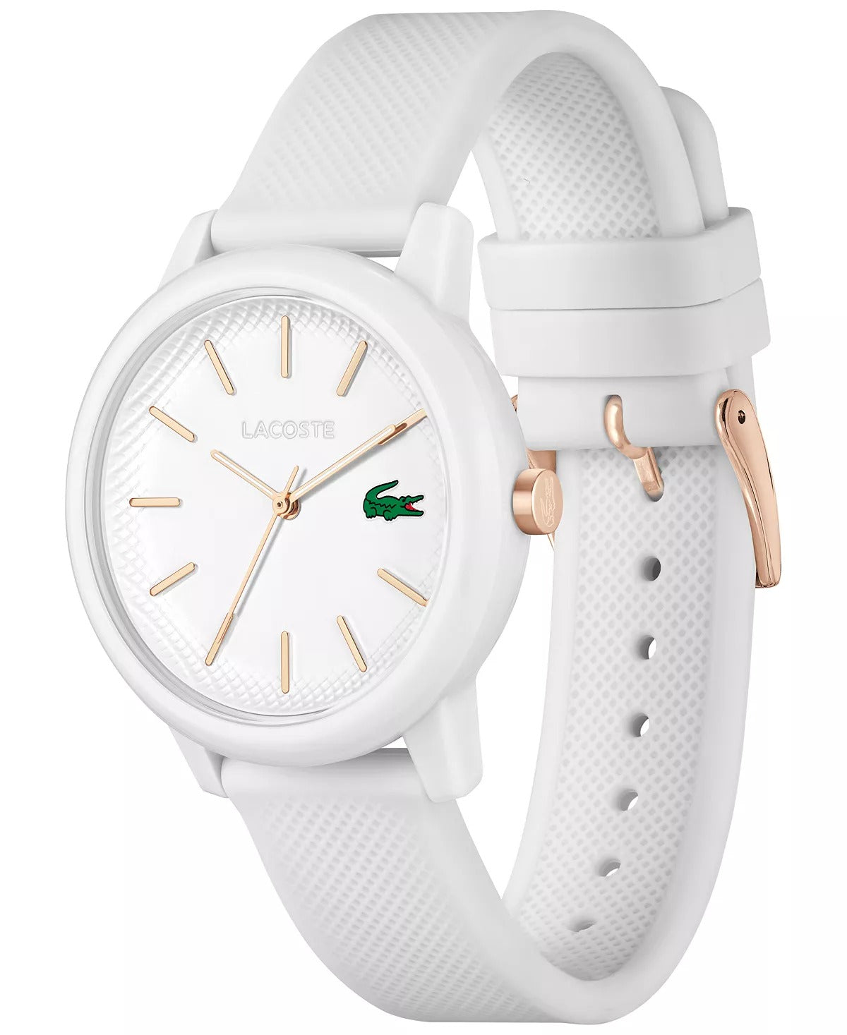 Lacoste 12.12 Women's 36mm Quartz Strap Watch - White