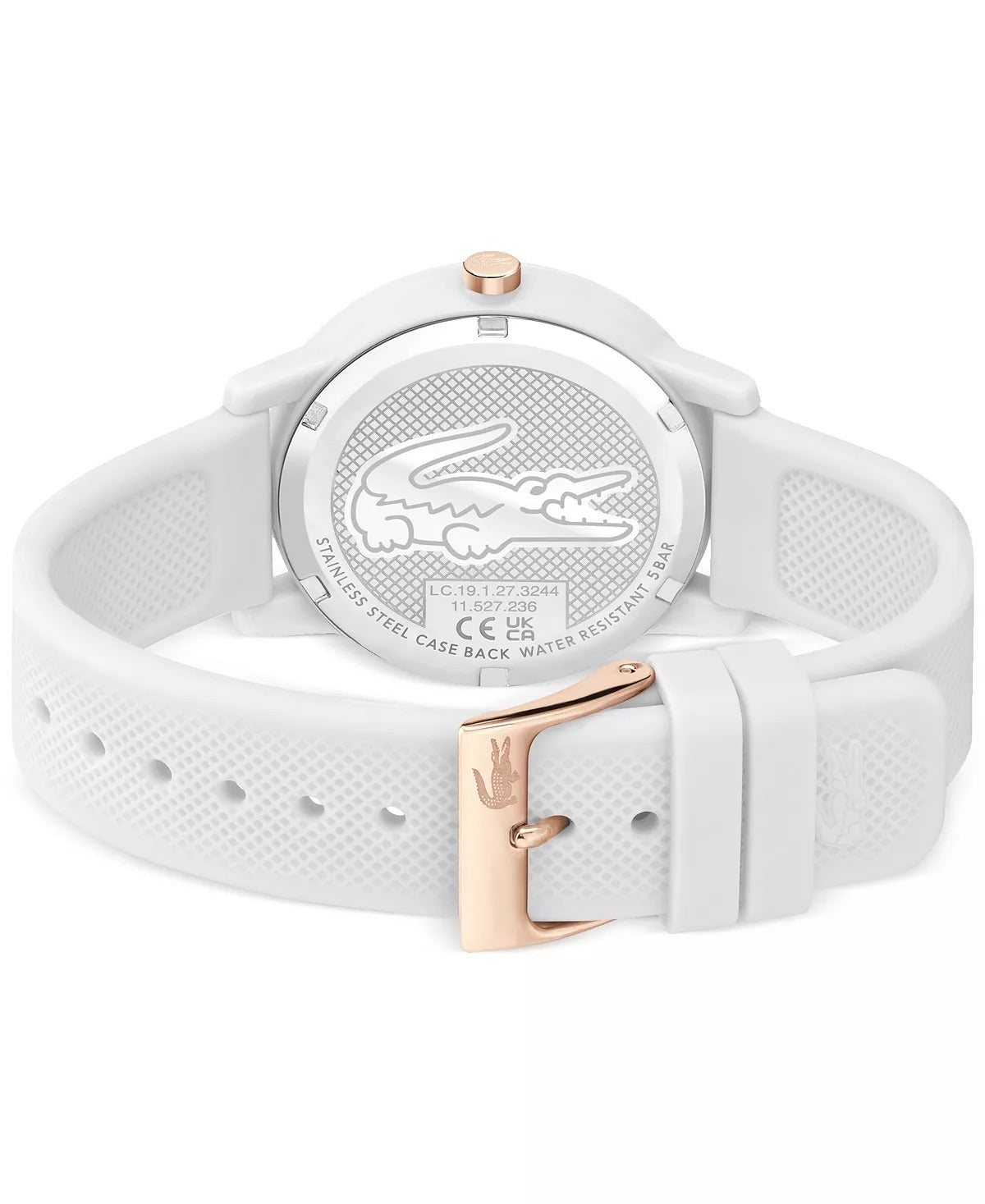 Lacoste 12.12 Women's 36mm Quartz Strap Watch - White