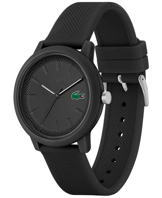 Reloj de pulsera unisex Lacoste 12.12 42 mm con esfera en tono negro 