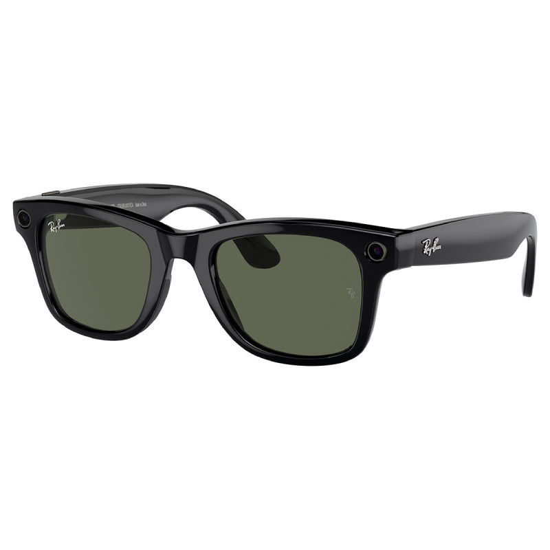 Ray Ban RW40065060 Unisex Square Solid Color Smartglasses