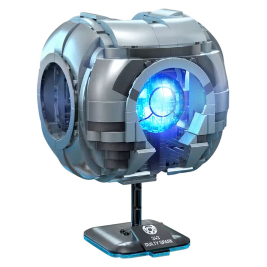 Mega Halo 343 Guilty Spark Building Toy Set (609-Pieces) - Gray