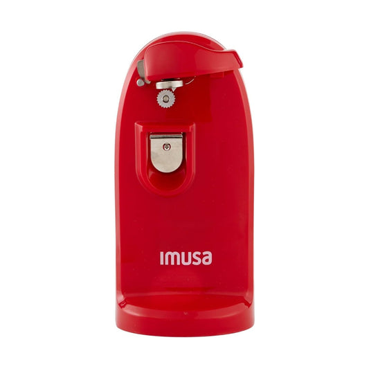Imusa GAU-80322R Electric Can and Bottle Opener with Knife Sharpener  - Red