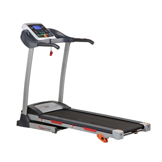 ?Sunny Health & Fitness Treadmill with Manual Incline And Display