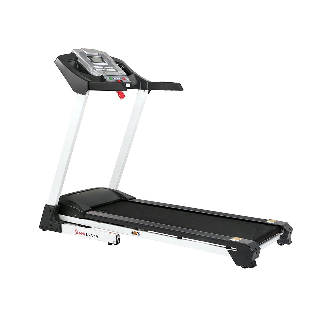 ?Sunny Health & Fitness Smart Folding Treadmill with Auto incline Bluetooth Sound System