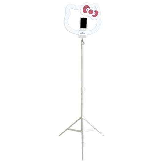 Impressions Vanity X Hello Kitty 18" RGB Ring Light with Tripod Stand - White/Red