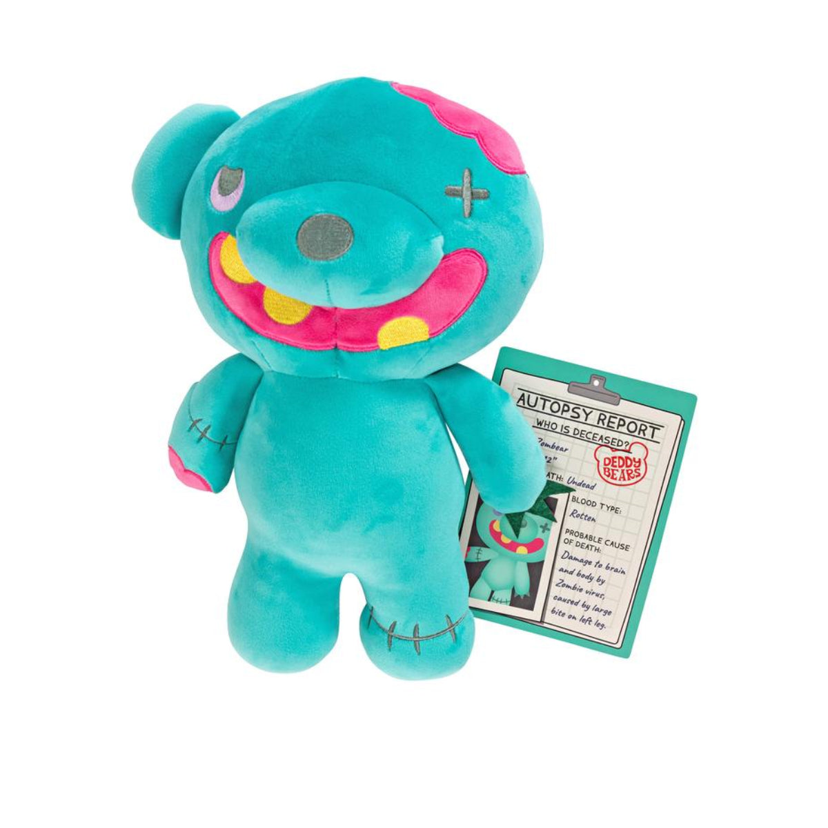 Deddy Bears 12" Plush Toy in Zippered Body Bag -Assortment