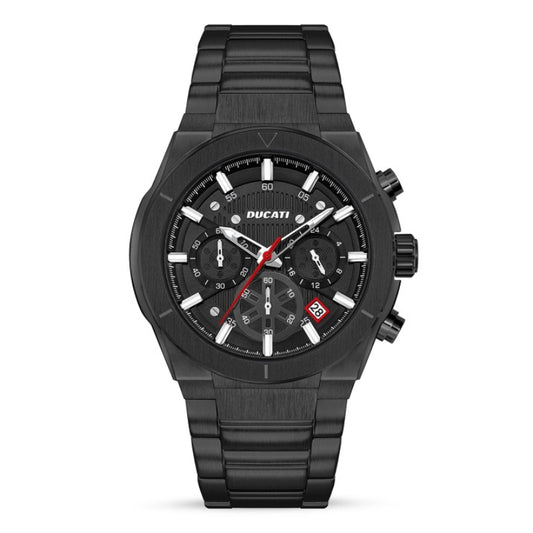 Ducati Men's 43.5mm Bracelet Watch - Black