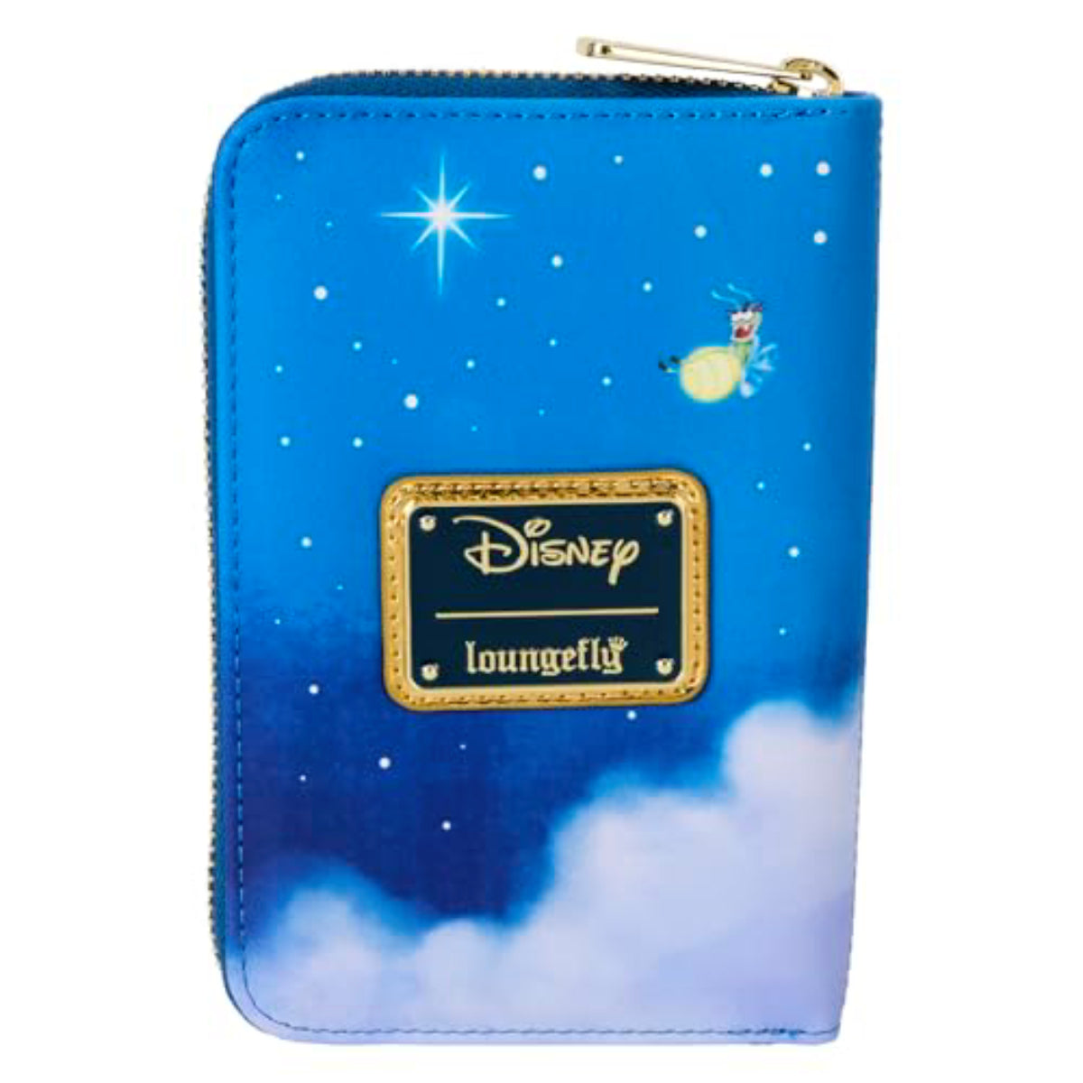 Disney The Princess and The Frog 15th Anniversary Evening Star Glow Zip Around Wallet - Blue