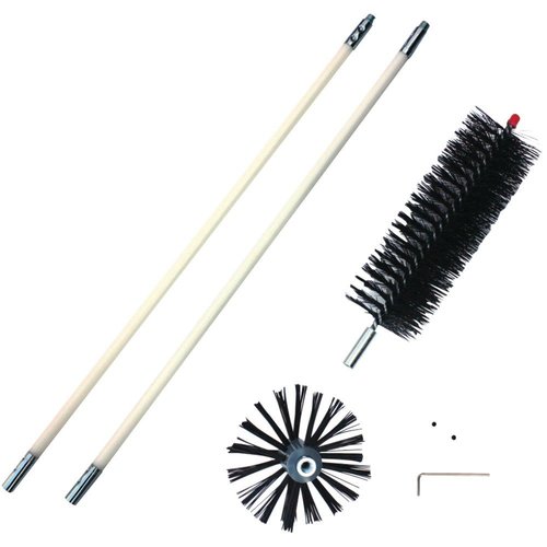 Gardus RJR601 LintEater Junior Rotary Dryer Vent Cleaning Kit (4-Piece) - Curacao
