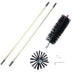 Gardus RJR601 LintEater Junior Rotary Dryer Vent Cleaning Kit (4-Piece) - Curacao