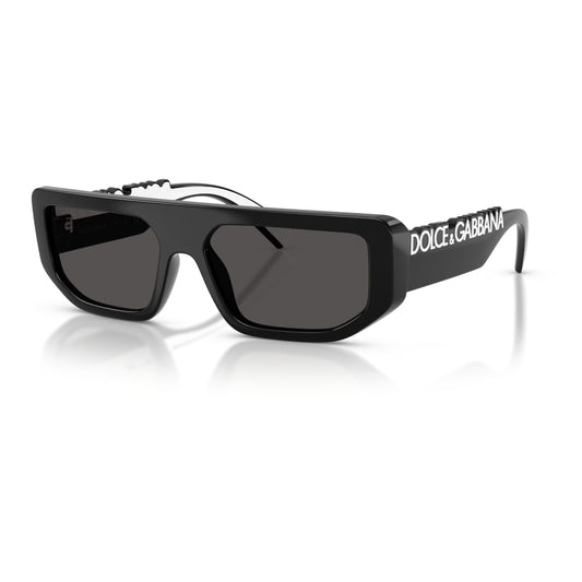 Dolce & Gabbana DG6203 Unisex Rectangle Solid Color Sunglasses