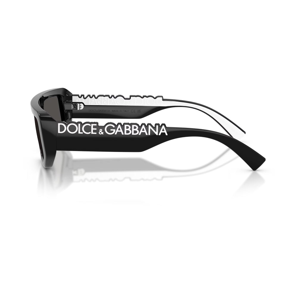 Dolce & Gabbana DG6203 Unisex Rectangle Solid Color Sunglasses