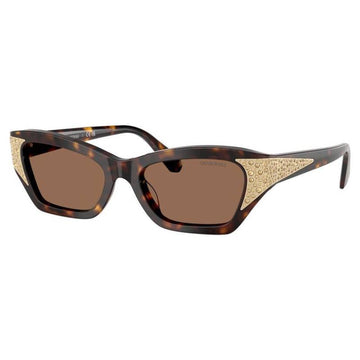 Swarovski SK6029100273 Women's Cat Eye Solid Color Sunglasses