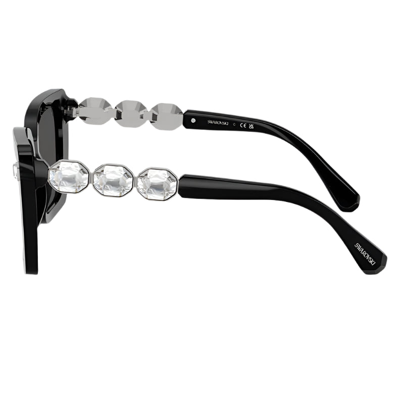 Swarovski SK6032100187 Women’s Square Solid Color Sunglasses
