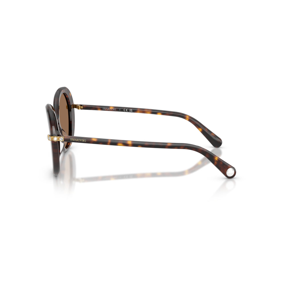 Swarovski SK6059 Women's Butterfly Solid Color Sunglasses