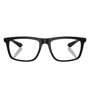 Emporio Armani EA4235U50011 Men's Square Eyeglasses with Magnetic Clip on Sunglasses