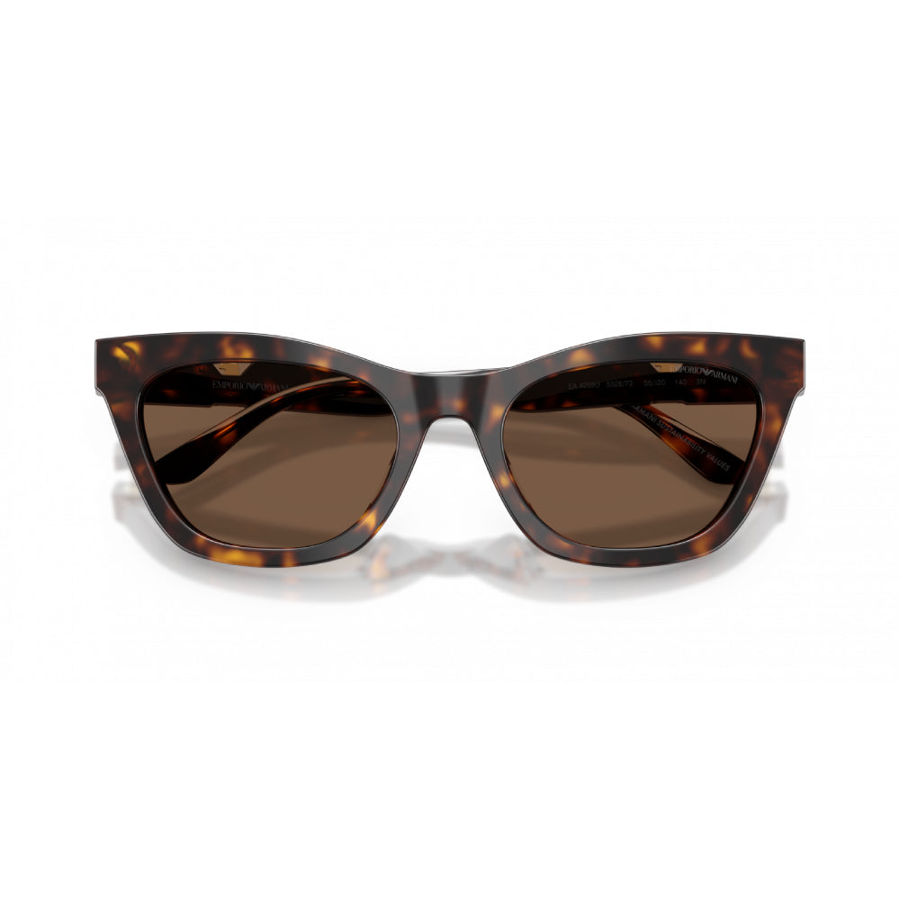 Emporio Armani EA4259U Women's Cat-Eye Solid Color Sunglasses