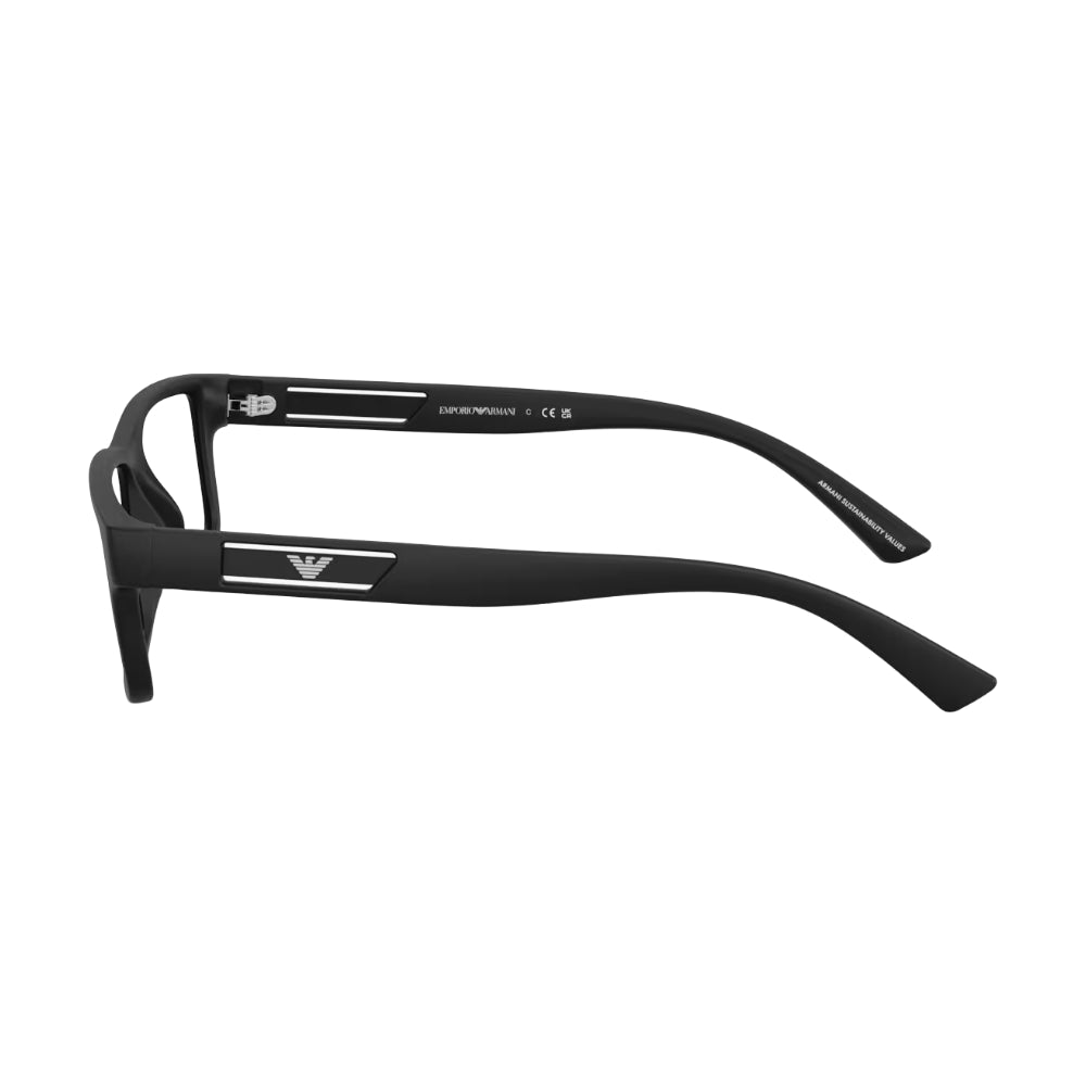 Emporio Armani EA3278 Men’s Rectangle Eyeglasses