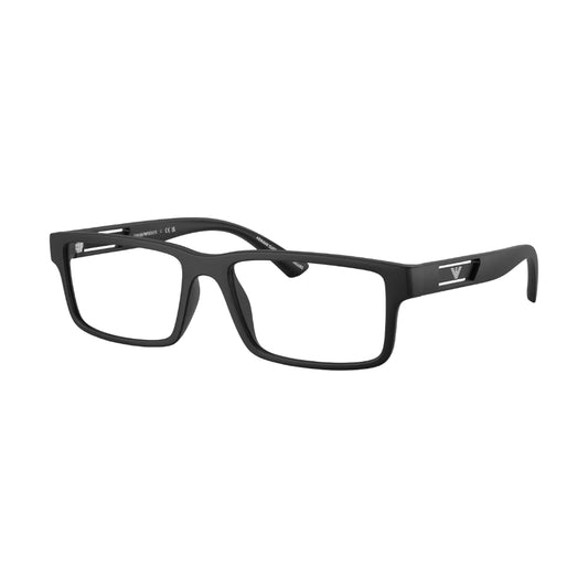 Emporio Armani EA3278 Men’s Rectangle Eyeglasses