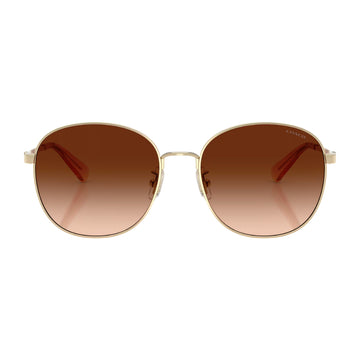 Coach HC7189 Women's Round Gradient Sunglasses