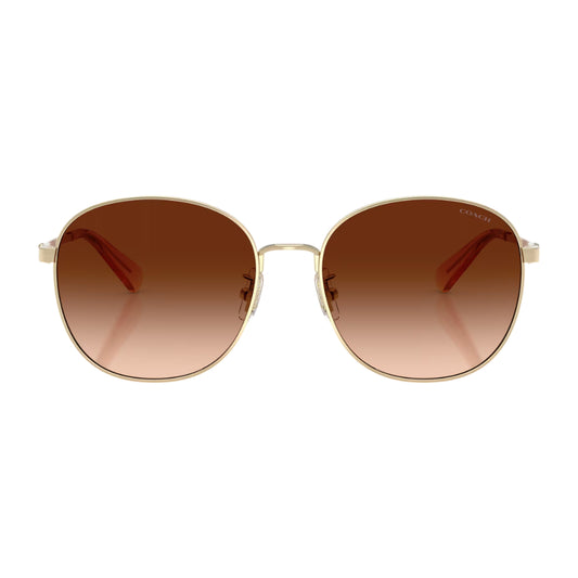 Coach HC7189 Women's Round Gradient Sunglasses