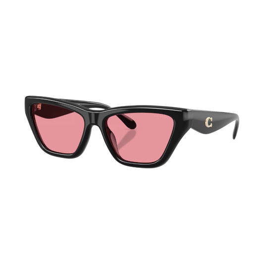 Coach HC8449U Women's Cat Eye Solid Color Sunglasses