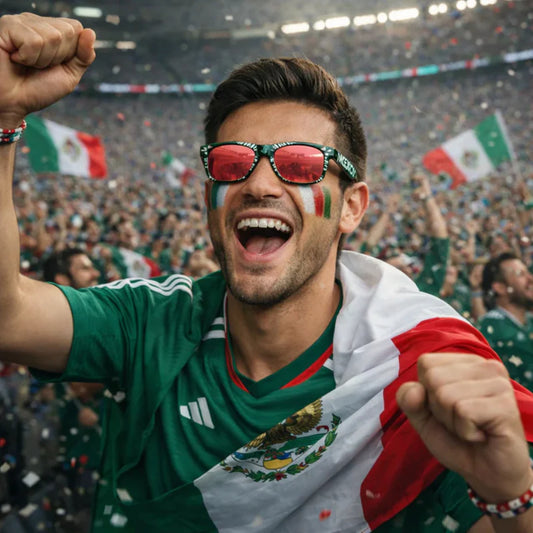 FIFA World Cup 2026 Unisex Mexico Sunglasses - Green